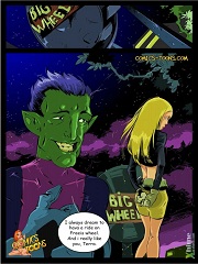 Teen Titans- Terra and Beast Boy- [Okunev]