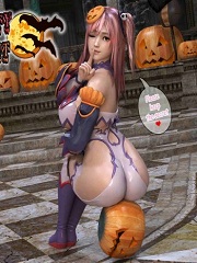 Honoka’s naughty Halloween night- [By Nabriales The Majestic]