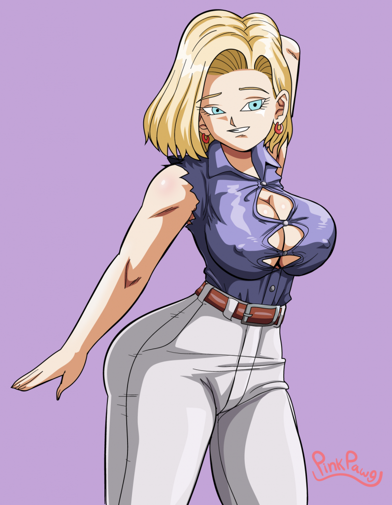 Android 18 Huge Boobs