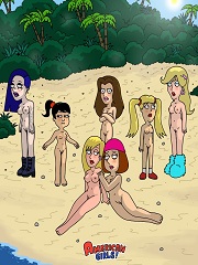 American Girls!- Family Guy American Dad- [By YuraOfTheHairFan]
